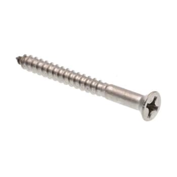Image for Wo Screws, Flat Hd, Phillips Dr, #10 , Ss, Package Of 5 from HD Supply