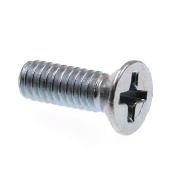 Image for Machine Screws, Flat Hd, Phillips Dr, #8.,zinc, Package Of 75. from HD Supply