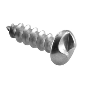 Image for Sentry One-Way Pan Sheet Metal Screw, Steel Chrome Plated (100-Pack) from HD Supply