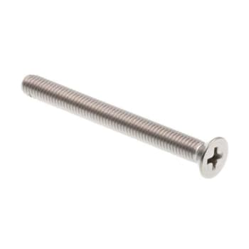 Machine Screws, Flat Hd, Phillips Dr, #10 , Ss, Package Of 25