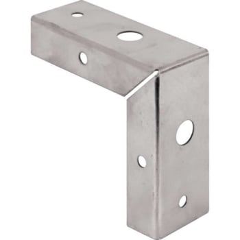 Image for 1- Stamp Steel Bi-Fold Door Corner Brackets, Zinc , Package Of 2 from HD Supply
