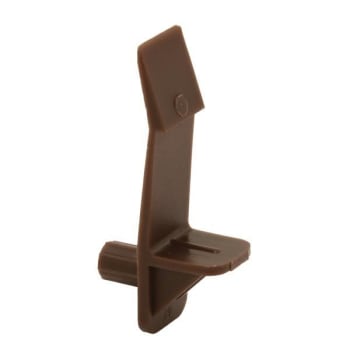 Image for Self-Locking Shelf Support Peg With . Shelf, Brown , Package Of 100 from HD Supply