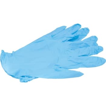 Basic Large Disposable Blue Nitrile Gloves (100-Pack)