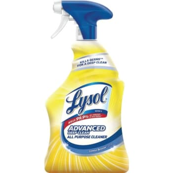 Lysol Advanced Deep Clean All Purpose Cleaner, Lemon Breeze 32 Oz Case Of 12
