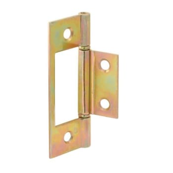 Image for Bi-Fold Dr Hinge, Steel, Brass Plated, Non-Mortise , Package Of 6 from HD Supply