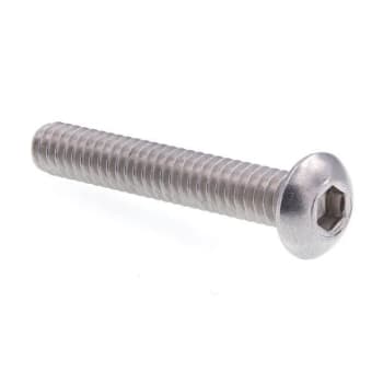 Socket Cap Screws Button Head Hex Dr 10-24 X 1-1/4" , Grd 18-8 Ss, Package Of 10