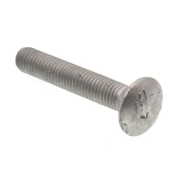 Carriage Bolts, -., A307 Hot Dip Galv Stl, Package Of 25