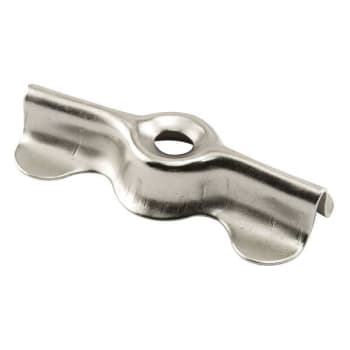 Image for Dble Wing Flush Clip, Stamp Steel, Nickel Finish, Package Of 4 from HD Supply
