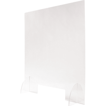Acrylic Personal Protection Barrier 31-1/2 In. H x 35-1/2 In. W