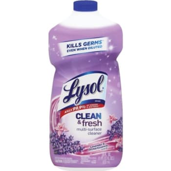 Lysol Multi-Surface Cleaner Pourable Lavender And Orchid Essence Case Of 6