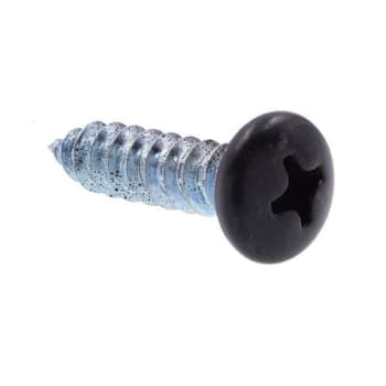 Image for Sheet Metal Screws, Self-Tap, Phillips Drive, Black, Package Of 25 from HD Supply