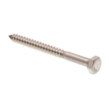 Image for Prime Line® 1/4" X 3" Hex Lag Screw, Stainless Steel, Package Of 25 from HD Supply