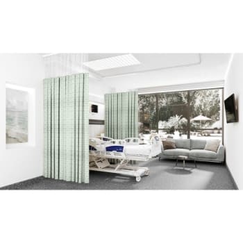 Image for Fabtex® Links Pattern Privacy Curtain, Meadow, 72 In. W X 84 In. H from HD Supply