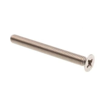 Image for Machine Screws Metric Flat/Phillips Dr Gr A2-70 SS M8-1.25 X 80mm Package Of 5 from HD Supply