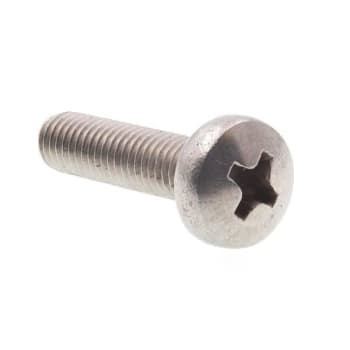 Image for Machine Screws Metric Pan/Phillips Dr Grade A2-70 SS M5-0.8 x 20mm Package Of 10 from HD Supply