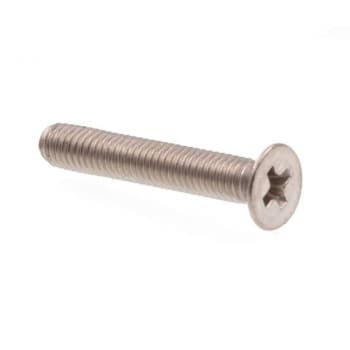 Image for Machine Screws Metric Flat/phillips Dr Gr A2-70 Ss M3-0.5 X 18mm Package Of 10 from HD Supply