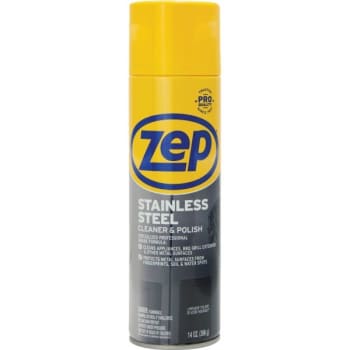 ZEP 14 Oz Aerosol Stainless Steel Polish (4-Case)