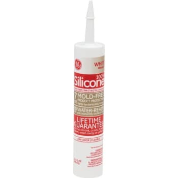 Image for GE® Silicone II® Kitchen And Bath Caulk , 10.1 Oz, White, Case Of 12 from HD Supply
