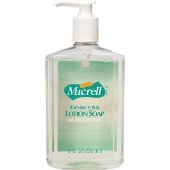 Image for Micrell 8 Oz Antibacterial Lotion Soap, Light Citrus Scent, Pump Bottle Case Of 12 from HD Supply