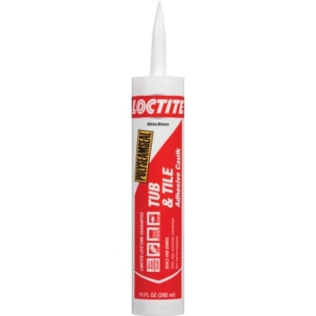Image for Loctite® 10 Oz Polyseamseal Tub and Tile Adhesive Caulk, White, Case Of 12 from HD Supply