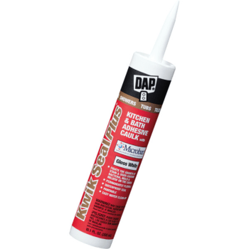 10 1 Oz Dap Kwik Seal Plus Kitchen And Bath Caulk White 12 Cs Hd 10 1 Oz Dap Kwik Seal Plus Kitchen And Bath Caulk White 12 Cs