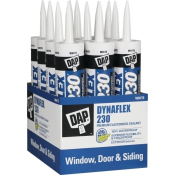 DAP 10.1 Oz Dynaflex 230 Premium Latex Sealant (White) (12-Count)