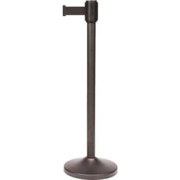 CSL Free Standing Crowd Control Stanchion Black Finish Package Of 2