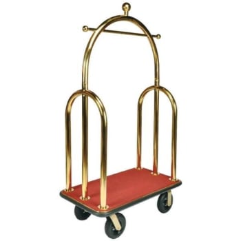 Image for Csl Gold Trident Bellman's Cart Red Deck from HD Supply