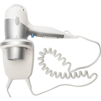 Sunbeam Greensense Mid Size Wall Mount Hair Dryer 1500 Watt White Sunbeam Greensense Mid Size Wall Mount Hair Dryer 1500 Watt White