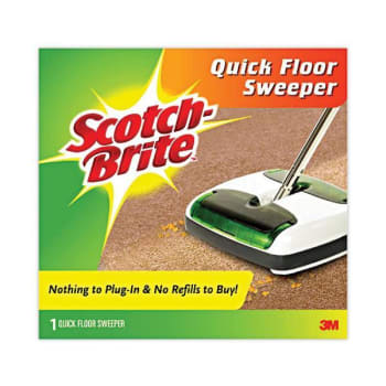 Scotch-Brite 7.5 In Quick Floor Sweeper W/ 42 In Aluminum Handle