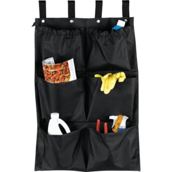 Image for 6 Pocket Housekeeping Cart Caddy Black from HD Supply