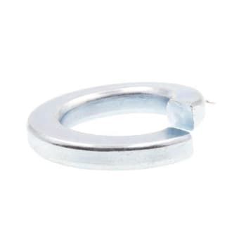 Med Split Lock Washers, 9/16 In., Zc Stl, Package Of 25