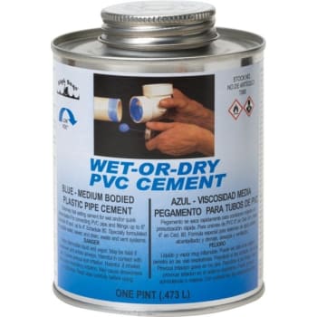 Black Swan® Pipe Cement Pvc Medium-Body Wet-Or-Dry