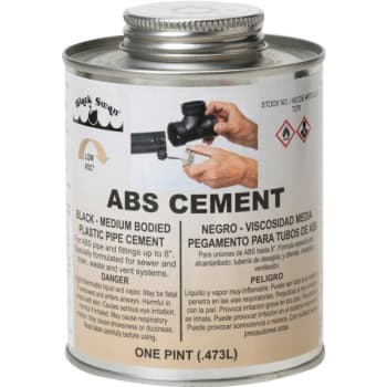 Image for Black Swan® Pipe Cement Abs Medium-Body Black from HD Supply
