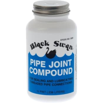 Black Swan® Pipe Joint Compound, 8 Oz, Nonhardening, Gray, Nontoxic
