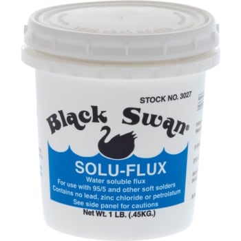 Black Swan® Solu-Flux Soldering Paste Water Soluble 1 Pound