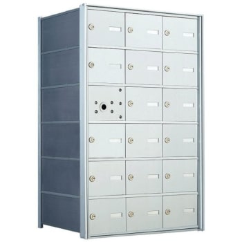 Image for Florence Mfg 1400 Horizontal Mailbox -17 Compartments, Aluminum from HD Supply
