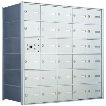 Image for Florence Mfg 1400 Horizontal Mailbox -29 Compartments, Aluminum from HD Supply