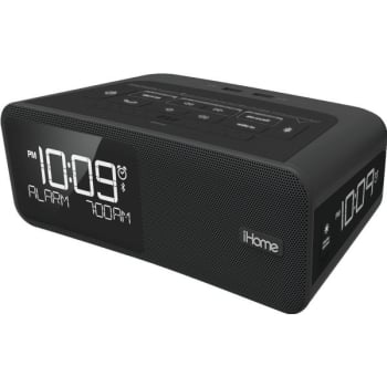 iHome™ Triple Display Bluetooth® Alarm Clock With Speakerphone And 2 USB Ports