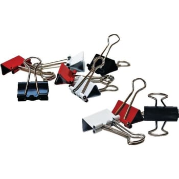Image for Office Depot® Brand Mini Binder Clips, 9/16", Assorted Colors, Package Of 60 from HD Supply
