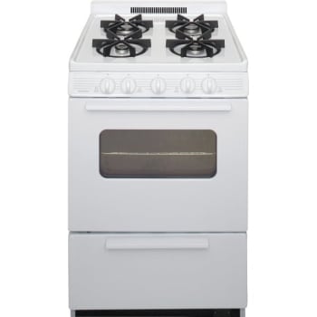 Image for Premier® 24"  Cordless Gas Range W/ 2.9 Cu Ft In White from HD Supply