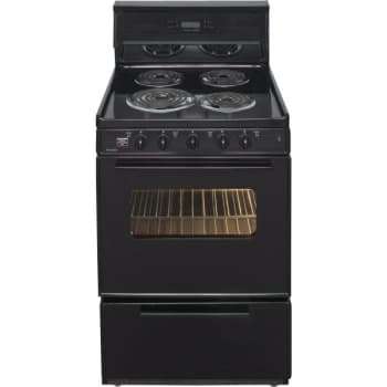 Image for Premier® 24 in 2.9 cu ft Electric Coil Range w/ Electronic Clock/Timer (Black) from HD Supply
