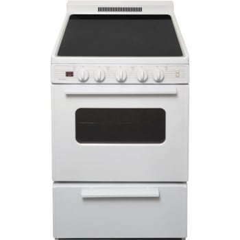 Image for Premier® 24" Electric, Front Controls, Smooth Range W/ 2.9 Cu Ft, White from HD Supply