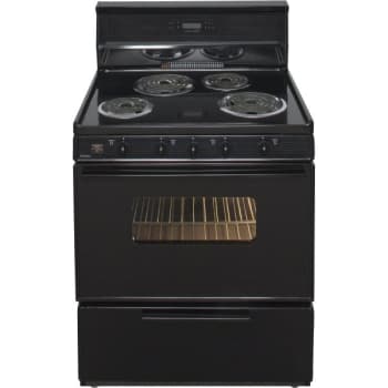 Image for Premier® 30 in 3.9 cu ft Electric Coil Range /w Oven Window (Black) from HD Supply