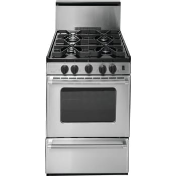 Image for Premier® 24" Gas Range With 10" Backguard Stainless Steel from HD Supply