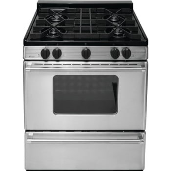 Image for Premier® 30 In Cordless 3.9 Cu Ft Slide-In Gas Range W/ Battery Ignition from HD Supply