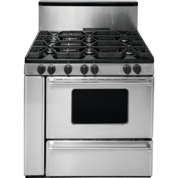 Image for Premier® 36 In 3.9 Cu Ft Gas Range W/ Battery-Spark Ignition (Stainless Steel) from HD Supply