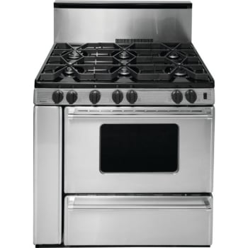 Image for Premier® 36 In 3.9 Cu Ft Gas Range W/ Electronic Ignition (Stainless Steel) from HD Supply