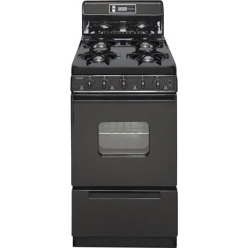 Image for Premier® 20" Gas Range With 8" Backguard And Clock Black from HD Supply