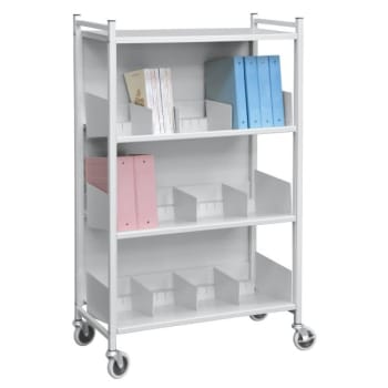 Image for Omnimed Light Grey Versa Open Style Moble Rack With Three Shelves from HD Supply